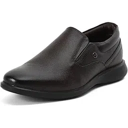 Mens Solid Slip on Genuine Leather Casual Shoes (201813FW)