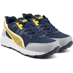 Mens Sports Shoes | EVA Cushion Sole, Breathable Mesh & Memory Foam Comfort | Flexible & Durable Sneakers for Walking, Running, Gym | Perfect for Winter and Wedding