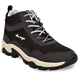 Men's Sports Trekking & Hiking,Biking,Walking Shoes with Rubber Outsole & Memory Foam Insole Lace-Up Shoes for Men's(ACSS-252|Black|Beige|LightGrey Size-6,7,8,9,10)