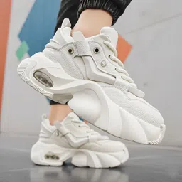 Men's Sports White Stylish Sneakers Sneakers For Unisex