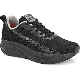 Men's Sprinter Running & Training Shoes - Superior Cushioning, Enhanced Grip TPR Outsole, Superior Traction, Anti Skid, Lightweight, Shock Absorption Tech, Sports Footwear