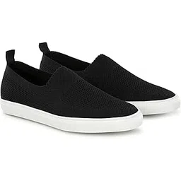 Mens Stepper Sneakers | Casual Shoes | Flyknit Active Wear Casual Slip-on Walking Shoes | Flexible & Breathable