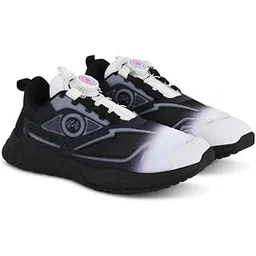 Men's Stylish Futuristic Sports Walking Shoes with Gradient Design & Cushioned Sole – Lightweight Athletic Sneakers
