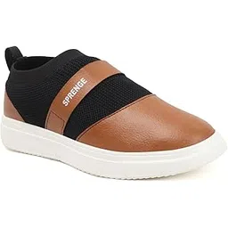 Men’s Stylish Slip-On Sneakers | Casual Comfort Shoes with Elastic Strap & Soft Sole