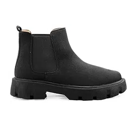 Men's Suede Material Casual Chelsea and Ankle Slip-On Boots.