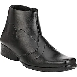 Men's Synthetic Zip Slip ON Formal Boot SD7005BLK
