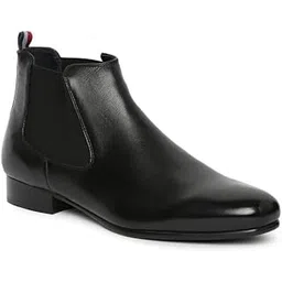 Men’s Timeless Leather Chelsea Boots – Classic Ankle-Length Formal & Casual Slip-On Shoes (Size 40-45)