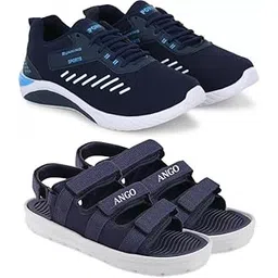 Men’s Ultra-Light Sports Shoes – Running Dual Pair Combo Multi