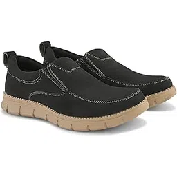 Mens Urbanwhirl Causal Sneakers | Rounded Front Slip-On Design Casual Shoes for Men | Lightweight, Cushioned & Stylish Everyday Wear Fashion Sneaker with Anti Skid Sole