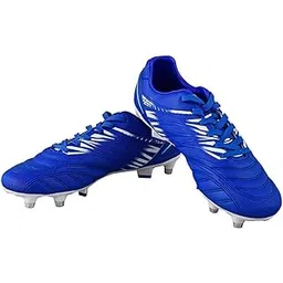 Men's Valencia SG Soft Ground Soccer Shoes/Cleats for Soft or Wet Playing Surfaces and Fields, Royal Blue, 8