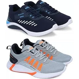 Men’s Versatile Sports Running Shoes – Two-Pair Combo Pack Multi