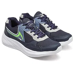 Men's White Casual Sneaker Shoes with Synthetic Upper Lightweight Comfortable Mid Top Sneaker Shoes for Men's & Boy's TERMINATOR-06