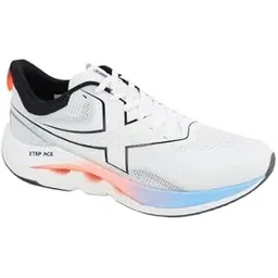 Men?s White Fitness Sneakers | Lightweight Running Shoes for Training & Exercise