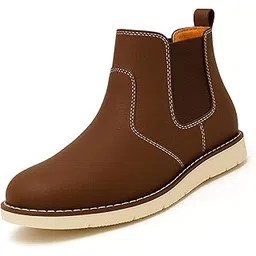 Mens ZYRO Slip On Casual Chelsea Boots | High Tops, Soft Cushioned Insole, Comfortable Fit, Trendy, Fashion, Stylish Boots
