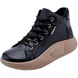 MERISHOPP Athletic Sneakers Nonslip Women Casual Shoes for Running Trekking Walking 35yards Black