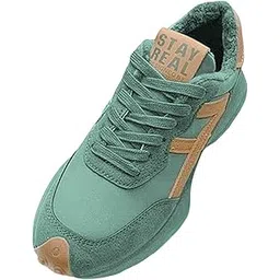 MERISHOPP Fashion Sneakers Leisure Shoes Athletic Tennis for Gym Camping Teens 39 Green