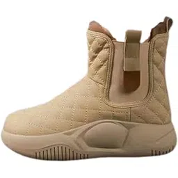 MERISHOPP Women's Winter Snow Boots Warm Lined Anti Skid for Fishing Trekking Hiker 40 Khaki