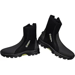 MERISHOPP®Diving Boots Amphibious Water Shoes Professional Cleated Outsole Side Zipper EU 45|Sporting Goods | Water Sports | Fins, Footwear & Gloves | Boots, Booties