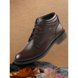 Metro Men Block-Heel Lace Ups Boots