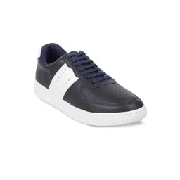Metro Men Blue Perforations Sneakers