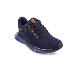 Metro Men Blue Printed Sneakers