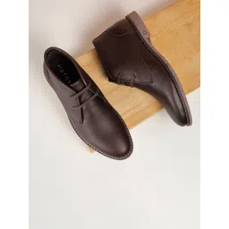 Metro Men Textured Causal Regular Boots