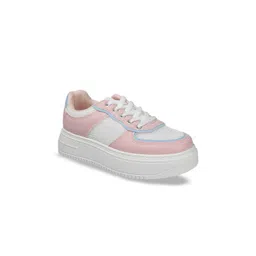 Metro Women Colourblocked Lace-Up Sneakers