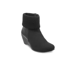 Metro Women Wedge Heel Regular Boots