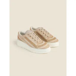 Metro Women Woven Design Sneakers