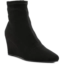 Microfiber Wedge Sock Boots