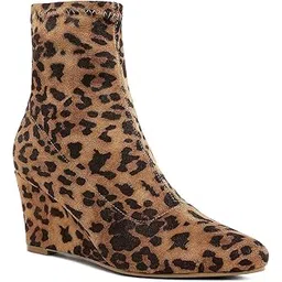 Microfiber Wedge Sock Boots