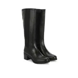 Mid-Calf Boots with Zip Closure