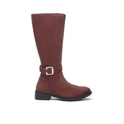 Mid-Calf Length Slip-On Boots