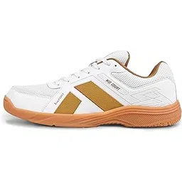 Mid Court Badminton Shoes for Men, Flexipro Sole Technology & Dual-Layer Foam Cushioning, Designed for Badminton, Volleyball, Squash, Table Tennis, Pickleball