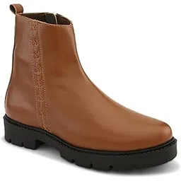Mid Top Chelsea Zipper Boots For Woman