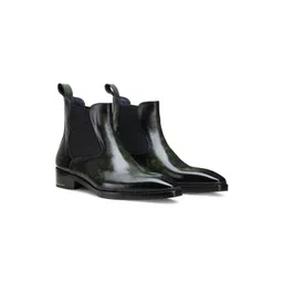 MILLE DOLLARI Men Round Toe Slip-On Chelsea Boots