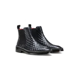 MILLE DOLLARI Men Round Toe Slip-On Chelsea Boots