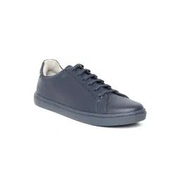Mocas Men Navy Blue Perforated Sneakers
