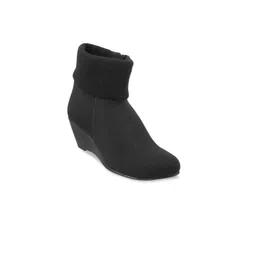 Mochi Women High-Top Wedge Heel Boots