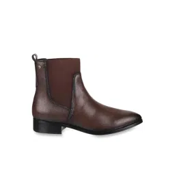 Mochi Women's Brown Chelsea Boots