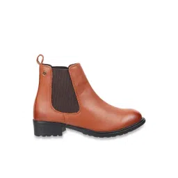 Mochi Women's Tan Chelsea Boots