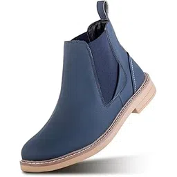 Modern Chelsea Boots - Matte Blue
