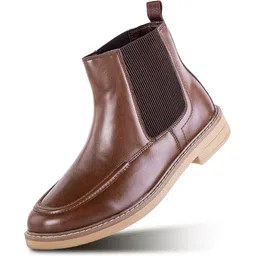 Monkstory Classic Chelsea Boots - Mocha Brown Boots For Men