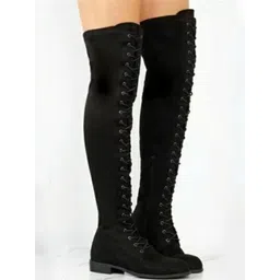 MONRSH Women Casual Stiletto-Heeled Regular Boots