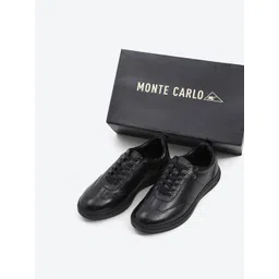Monte Carlo Men Round Toe Lace Ups Sneakers