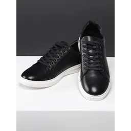 Monte Carlo Men Textured Leather Sneakers