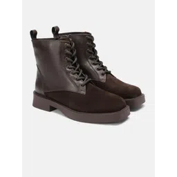 Nautica Women Suede Mid-Top Boots