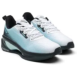 Navigator-01 Running Shoes for Men | Mega Pillow Sole Technology, Fish Yarn Breathable Upper, Arch Support Cushion, Lightweight & Comfortable Sports Sneakers for Boys