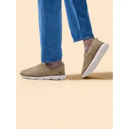 NEEMANS Men Woven Design Slip-On Sneakers