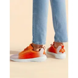 Neemans Men's Colourblocked Orange Ombre Running Shoes